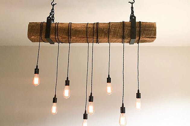 Beam Hanging Lightbulbs Lighting